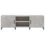 Mobile Porta TV Grigio Cemento 150x30x50cm in Legno Multistrato