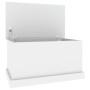 Contenitore Bianco Lucido 70x40x38 cm Legno Multistrato