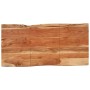Tavolo da Pranzo 140x70x76 cm in Legno Massello di Acacia