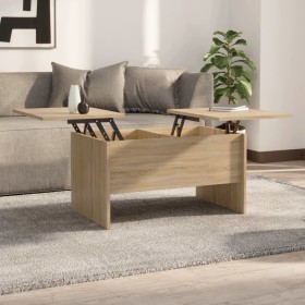 Tavolino Salotto Rovere Sonoma 80x50x42,5 cm Legno Multistrato