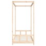 Giroletto per Bambini 90x200 cm in Legno Massello di Pino