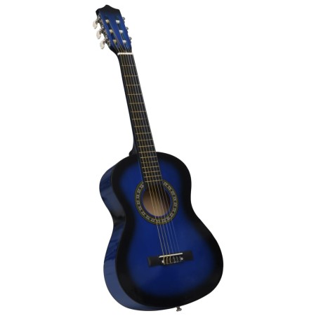 Chitarra Classica per Principianti e Bambini Blu 1/2 34"