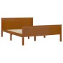 Giroletto Marrone Miele in Legno Massello di Pino 160x200 cm