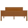 Giroletto Marrone Miele in Legno Massello di Pino 160x200 cm