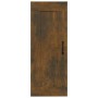 Mobile Pensile Rovere Fumo 35x34x90 cm in Legno Multistrato