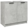 Mobile Bagno Grigio Cemento 64,5x33,5x59cm in Legno Multistrato