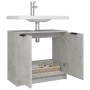 Mobile Bagno Grigio Cemento 64,5x33,5x59cm in Legno Multistrato