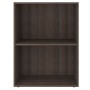 Libreria in Legno Multistrato 60x31x78cm Grigia Rovere Sonoma