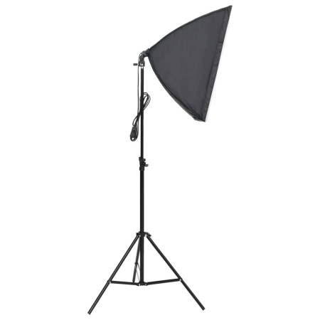 Kit per Studio Fotografico con Luce Softbox e Fondale