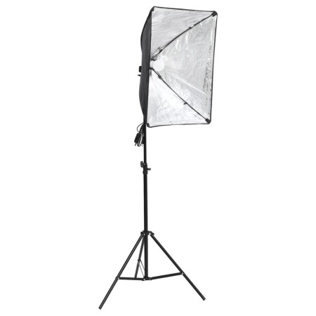 Kit per Studio Fotografico con Luce Softbox e Fondale