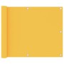 Paravento da Balcone Giallo 75x500 cm in Tessuto Oxford