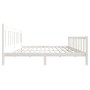 Giroletto Bianco in Legno Massello 200x200 cm