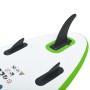 Set Tavola da SUP Gonfiabile Verde e Bianco