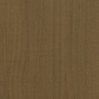 Giroletto Marrone Miele in Legno Massello di Pino 200x200 cm