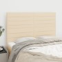 Testiere 4 pz Crema 72x5x78/88 cm in Tessuto