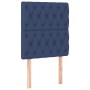 Testiera 2 pz Blu 80 x 7 x 78/88cm in Tessuto