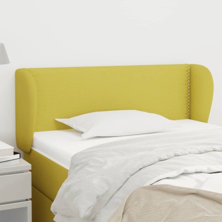 Testiera ad Orecchio Verde 93x23x78/88 cm in Tessuto
