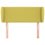 Testiera ad Orecchio Verde 93x23x78/88 cm in Tessuto