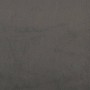 Testiera ad Orecchio Grigio Scuro 203x23x78/88 cm in Velluto