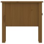 Tavolini 2 pz Miele 50x50x49 cm Legno Massello di Pino