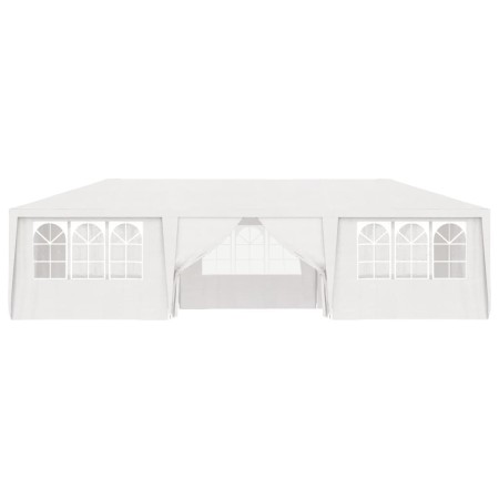 Gazebo Professionale con Pareti 4x9 m Bianco 90 g/m²