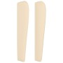Testiera ad Orecchio Crema 83x23x118/128 cm in Tessuto