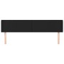 Testiera ad Orecchio Nera 203x16x78/88 cm in Similpelle