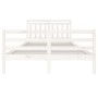 Giroletto Bianco in Legno Massello 140x200 cm