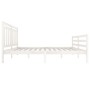 Giroletto Bianco in Legno Massello 140x200 cm