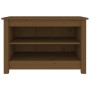 Scarpiera Miele 70x38x45,5 cm in Legno Massello di Pino