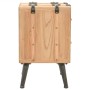 Comodino in Legno Massello di Abete 50x35x57 cm