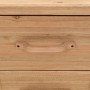 Comodino in Legno Massello di Abete 50x35x57 cm