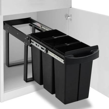 Cestino Estraibile per Mobile Cucina Chiusura Ammortizzata 36L