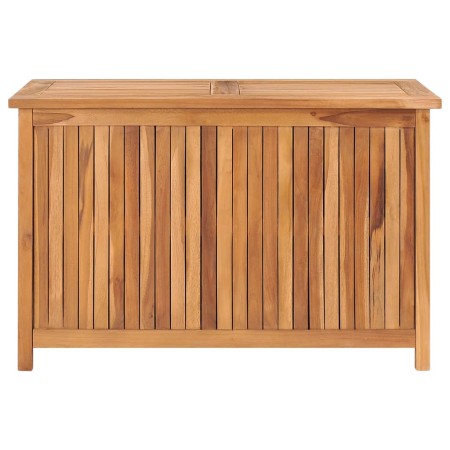 Baule da Giardino 90x50x58 cm in Legno Massello di Teak