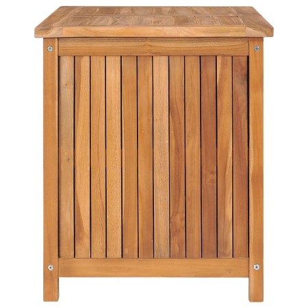 Baule da Giardino 90x50x58 cm in Legno Massello di Teak