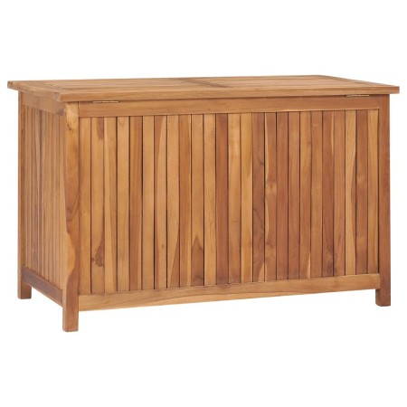 Baule da Giardino 90x50x58 cm in Legno Massello di Teak