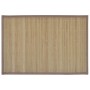 6 Tovagliette di Bamboo 30 x 45 cm Marrone