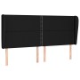 Giroletto a Molle con Materasso Nero 180x200 cm in Tessuto