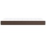 Materasso a Molle Marrone 90x200x20 cm in Similpelle