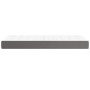 Materasso a Molle Grigio 100x200x20 cm in Similpelle