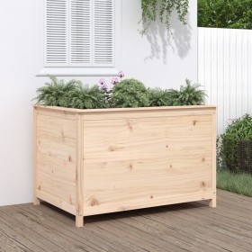 Fioriera Rialzata Giardino 119,5x82,5x78cm Legno Massello Pino