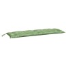 Cuscini Panca Giardino 2 pz Motivo a Foglie 150x50x7 cm Tessuto