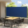 Tenda Laterale Retrattile per Patio 140x300 cm Blu