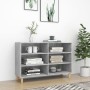 Credenza Grigio Cemento 103,5x35x70 cm in Legno Multistrato