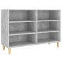 Credenza Grigio Cemento 103,5x35x70 cm in Legno Multistrato