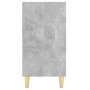 Credenza Grigio Cemento 103,5x35x70 cm in Legno Multistrato