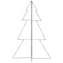 Albero di Natale a Cono 240 LED per Interni Esterni 118x180 cm