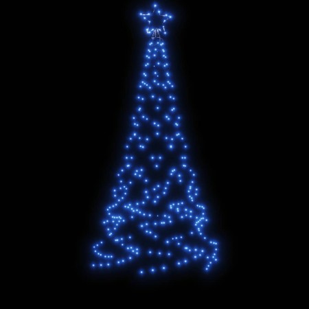 Albero di Natale con Puntale Blu 200 LED 180 cm