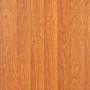 Set da Pranzo 7 pz in MDF e Acciaio Marrone
