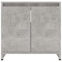 Mobile da Bagno Grigio Cemento 60x33x61 cm in Legno Multistrato